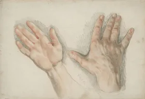 Lawrence Thomas Prints: Two Studies of a Right Hand, July 26, 1800. Creator: Thomas Lawrence
