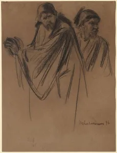 Max Liebermann Prints: Studies for Saint Paul on the Way to Damascus