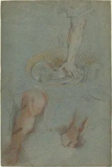 Last Supper Prints: Studies for a Servant in The Last Supper