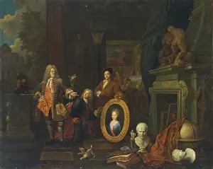 Bust Prints: Studio of an Artist, 1709. Creator: Balthasar van den Bossche