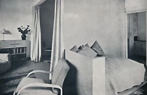 A studio living-room in one of the Isokon Lawn Road Flats, Hampstead, London, 1936