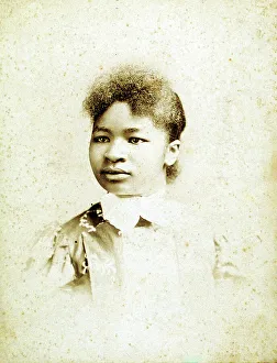 Photographs Prints: Studio portrait of young woman
