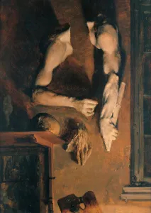 Studio Wall, 1852. Artist: Menzel, Adolph Friedrich, von (1815-1905) Studio Wall, 1852. Artist: Menzel, Adolph Friedrich, von (1815-1905)