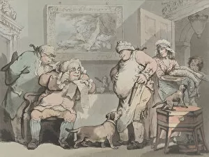 Greed Gallery: Studious Gluttons, October 1788. Creator: Samuel Alken
