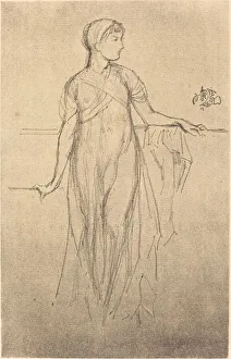 Rosenwald Collection Prints: Study, 1879. Creator: James Abbott McNeill Whistler