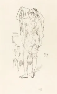 Rosenwald Collection Prints: Study, 1894. Creator: James Abbott McNeill Whistler