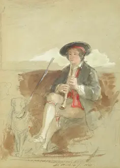 Gentle Prints: Study for 'A Gentle Shepherd', 1825. Creator: David Wilkie