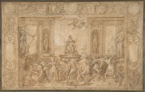 Fred Zucchero Prints: Study for The Allegory of Spring, 1579. Creator: Federico Zuccaro