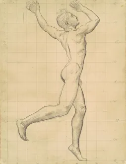 Study of Apollo for 'Apollo and Daphne', c. 1918. Creator: John Singer Sargent Study of Apollo for 'Apollo and Daphne', c. 1918. Creator: John Singer Sargent