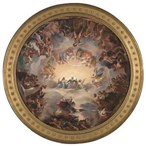 Capitol Building Collection: Study for the Apotheosis of Washington in the Rotunda of the United States Capitol