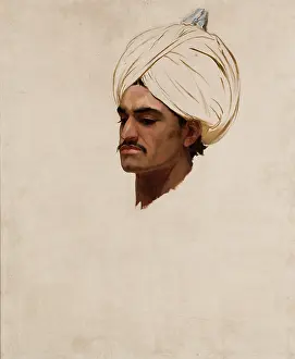 Moslems Prints: Study of an Arab's Head, between 1864-1876