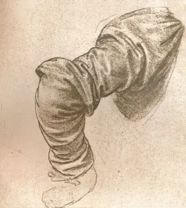 Disciple Gallery: Study for the arm of St Peter in `The Last Supper`, c1494-c1499 (1883). Artist: Leonardo da Vinci