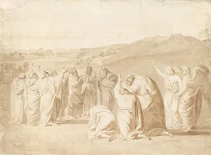 Copley John Singleton Prints: Study for The Ascension, 1774. Creator: John Singleton Copley