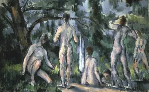 Images Dated 15th November 2005: Study of bathers, 1890. Artist: Paul Cezanne