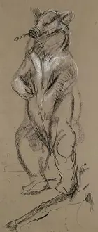 John Macallan Swan Prints: Study Of A Bear. Creator: John MacAllan Swan