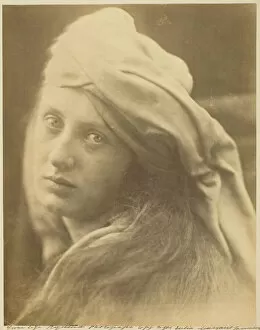 A Study of the Beatrice Cenci, September 1870. Creator: Julia Margaret Cameron
