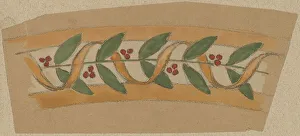 Pearce Charles Sprague Prints: Study for a Border Design, 1890/1897. Creator: Charles Sprague Pearce