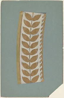 Pearce Charles Sprague Prints: Study for a Border Design, 1890/1897. Creator: Charles Sprague Pearce