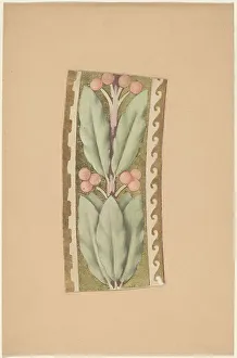 Pearce Charles Sprague Prints: Study for a Border Design, 1890/1897. Creator: Charles Sprague Pearce