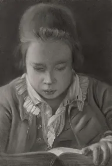 Study of a Boy Reading, about 1766. Creator: Joseph Wright of Derby