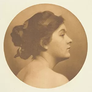 Sepia Collection: A Study, c. 1899. Creator: James Wells Champney