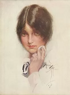 White Background Gallery: A Study, c1914, (1914). Artist: Harrison Fisher