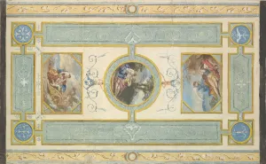 E Jean Jacques Prints: Study for a Ceiling, n. d Creator: Jean Jacques Lagrenee