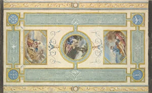 Lagren And Xe9 Gallery: Study for a Ceiling, n.d.. Creator: Jean Jacques Lagrenee