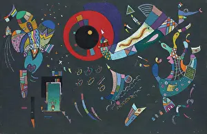Colourfulness Prints: Study for Around the Circle, 1940. Creator: Kandinsky, Wassily Vasilyevich (1866-1944)
