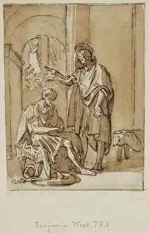 West Prints: Study for Classical Subject, between 18th and 19th century. Creator: Benjamin West