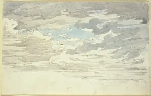 Studies Prints: Study of clouds, c1816-1817. Creator: Carl Philipp Fohr