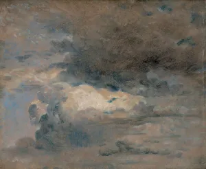 Constable Prints: Study of Clouds - Evening, August 31st, 1822. Creator: John Constable