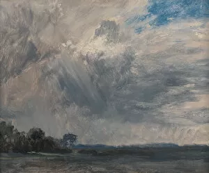 Cloudscape Gallery: Study of a Cloudy Sky, ca. 1825. Creator: John Constable