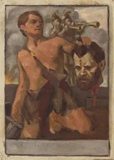 Decapitation Prints: Study of Composition with Biblical Scene, 1910-1930. Creator: Milan Thomka Mitrovsky
