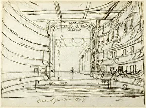 Study for Covent Garden Theatre, from Microcosm of London, 1807 Study for Covent Garden Theatre, from Microcosm of London, 1807