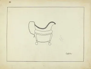 Winter Charlotte Prints: Study of Cream Pitcher, 1935/1942. Creator: Charlotte Winter