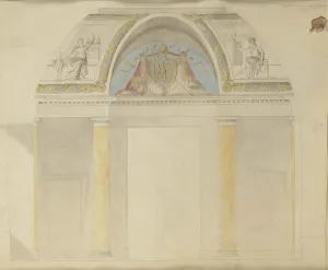 Study for the decoration of the throne at the Palais des Tuileries, 1806
