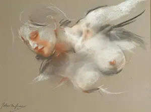 John Macallan Swan Prints: Study for Diana. Creator: John MacAllan Swan
