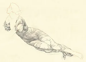Study in Drapery, c1900. Artist: Henry Holiday