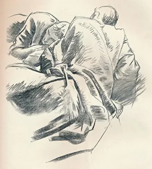 John Singer Prints: Study of Drapery, c1916. Artist: John Singer Sargent