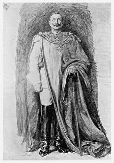 Study for the enamel portrait of Emperor Wilhelm II of Germany, 1901