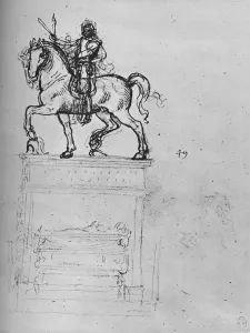 Study for an Equestrian Monument, c1480 (1945). Artist: Leonardo da Vinci