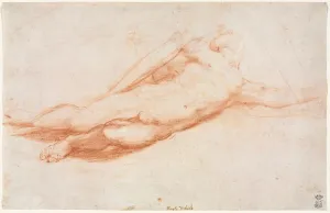 Study of a Fallen Soldier (possibly the Conversion of Saul) (recto), c. 1525. Creator