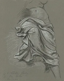 Study for The Fates Gathering in the Stars, 1884-1887. Creator: Elihu Vedder