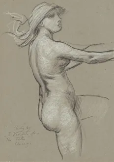 Study for The Fates Gathering in the Stars, 1884-1887. Creator: Elihu Vedder
