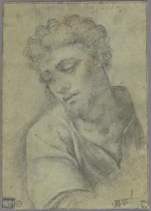 Study for the Figure of Christ Carrying the Cross, about 1513-1514. Creator: Sebastiano del Piombo