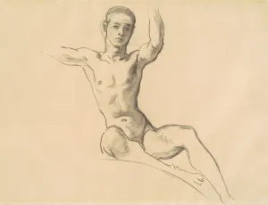 Study for Figure above Music, 1919-1920. Creator: John Singer Sargent