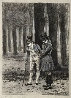 Study of Two Figures. Creator: Paul Rajon (French, 1842 / 43-1888)