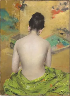 Chase Prints: Study of Flesh Color and Gold, 1888. Creator: William Merritt Chase
