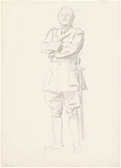 Thinking Gallery: Study of General Louis Botha for 'General Officers of World War I', 1920-1922